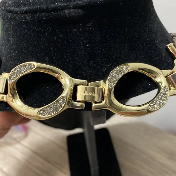 Stella and Dot Metal Collar Necklace One of a Kind - Picture 2 of 4